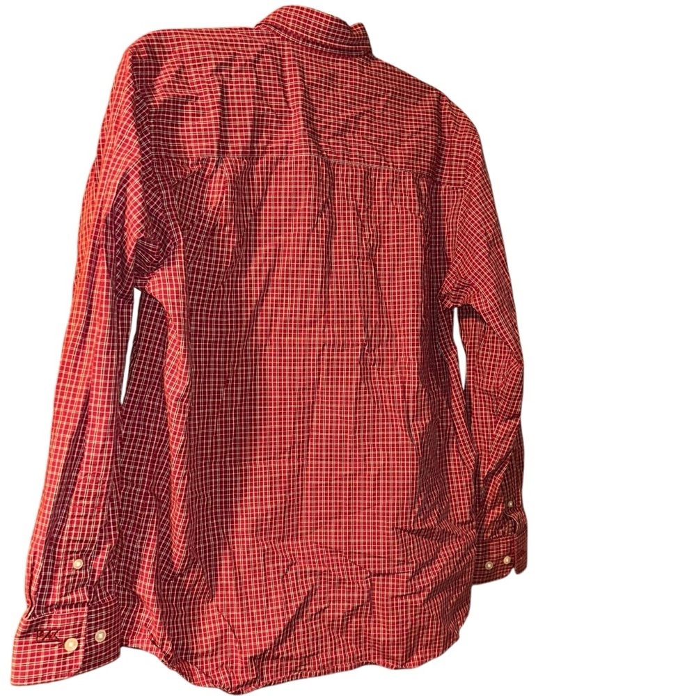 Cutter & buck Virginia Tech Hokies Plaid Team Colors Long sleeve dress shirt M - Picture 2 of 4